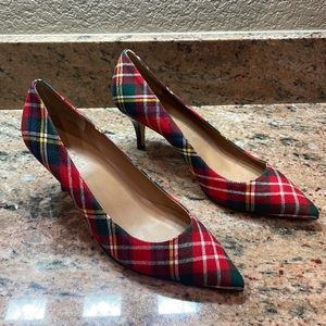 NEW Women’s Plaid Talbot Red Tartan Heels - Size 8 Perfect for Christmas 🎄🎅🏼